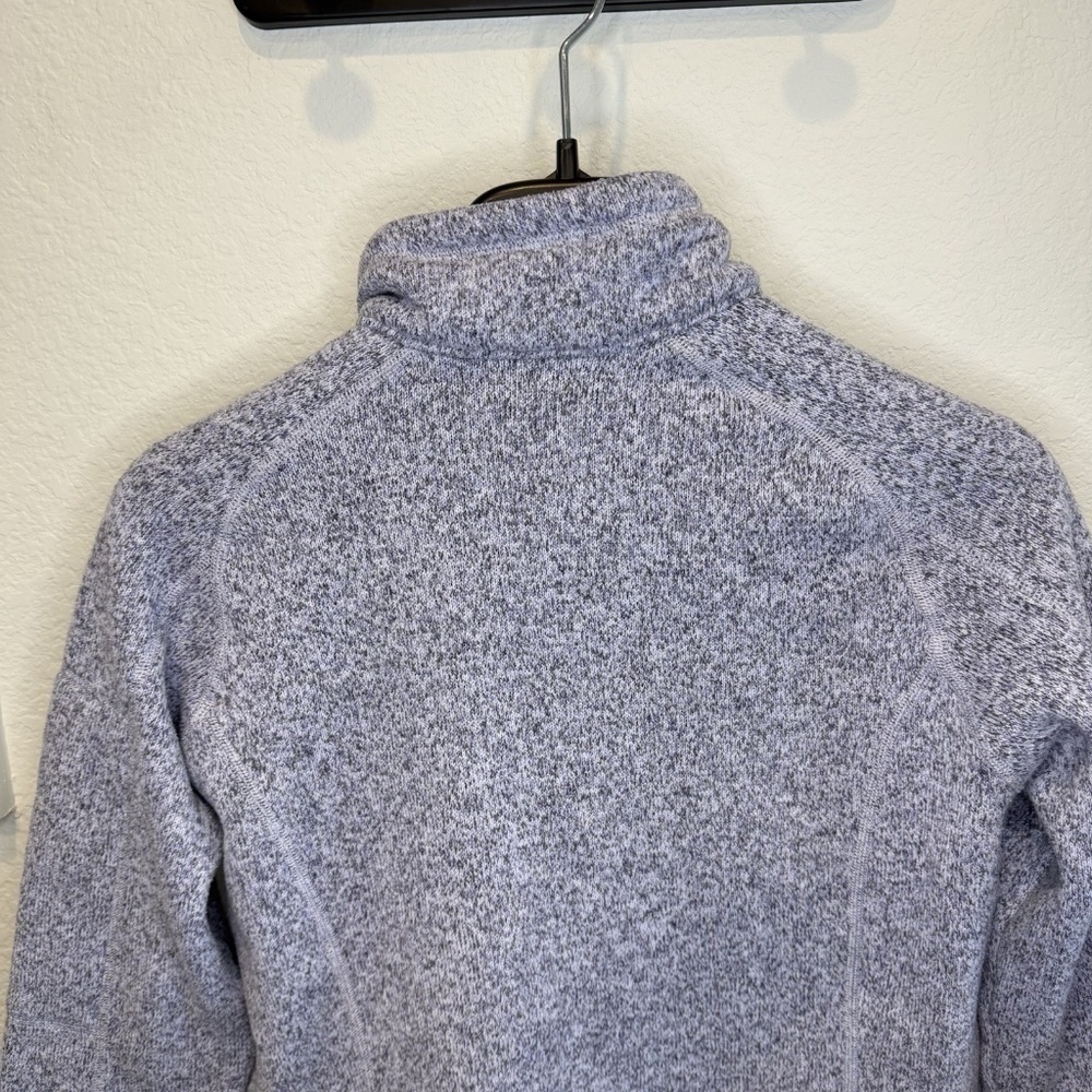 Women's Patagonia Better Sweater Zip Knit/ Fleece Pullover Sz M Purple - Picture 8 of 8